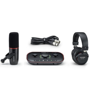 Focusrite vocaster two studio podcasting audio interface kit