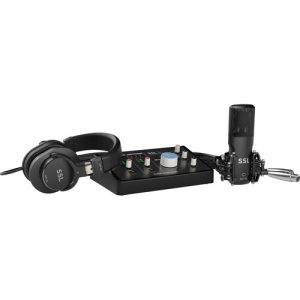 Solid State Logic SSL2+ Recording Pack USB-C Audio Interface with Microphone and Headphones